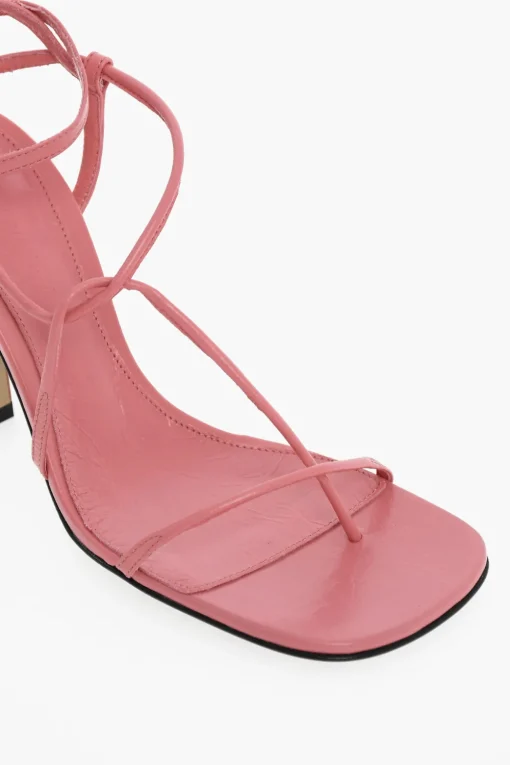 Outlet Sandali THE LINE in Pelle 9cm Donna Scarpe Con Tacco