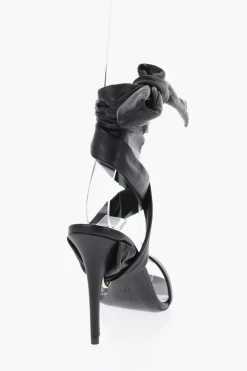 Sandali THE RING in Pelle con Fiocco Tacco 10.5cm>Bruno Frisoni Outlet