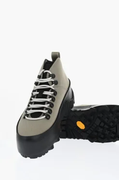 Best Scarpe da Trekking CVO in Canvas con Suola Vibram Uomo Stivali