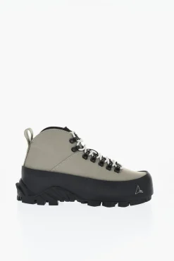 Best Scarpe da Trekking CVO in Canvas con Suola Vibram Uomo Stivali