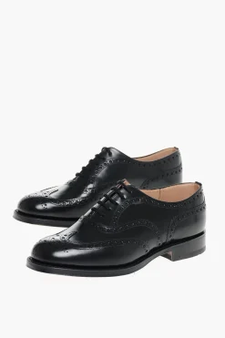 Scarpe Derby BURWOOD In Pelle spazzolata Con Dettagli brogues>Church's New