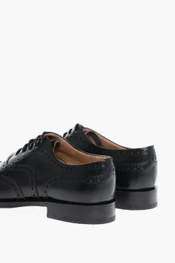 Scarpe Derby BURWOOD In Pelle spazzolata Con Dettagli brogues>Church's New