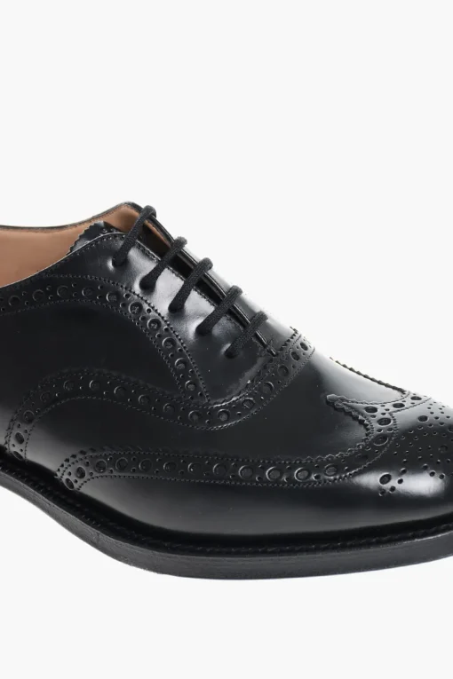 Scarpe Derby BURWOOD In Pelle spazzolata Con Dettagli brogues>Church's New