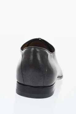 Scarpe Derby in Pelle a Tinta Unita>Corneliani New