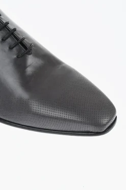 Scarpe Derby in Pelle a Tinta Unita></noscript>Corneliani New