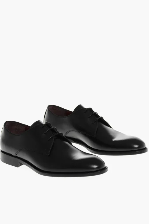 Scarpe Derby In Pelle Spazzolata>Corneliani Hot