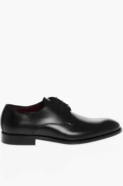 Scarpe Derby In Pelle Spazzolata></noscript>Corneliani Hot