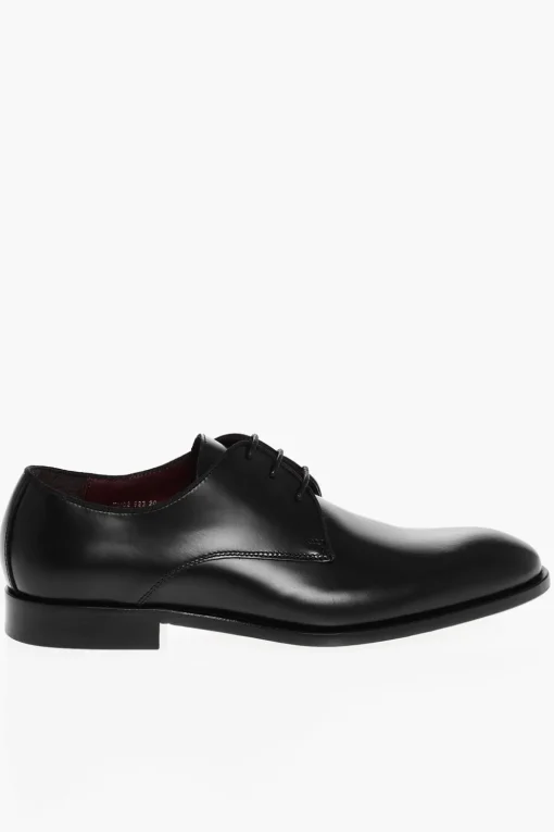 Scarpe Derby In Pelle Spazzolata>Corneliani Hot