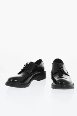 Scarpe Derby in Pelle Spazzolata a Tinta Unita>Corneliani Clearance