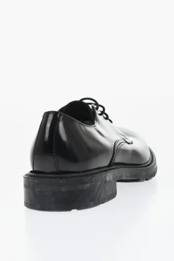 Scarpe Derby in Pelle Spazzolata a Tinta Unita>Corneliani Clearance