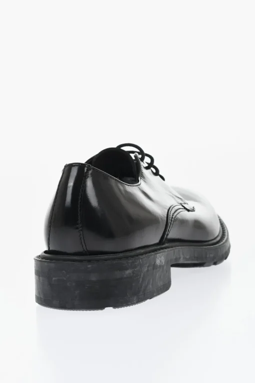 Scarpe Derby in Pelle Spazzolata a Tinta Unita>Corneliani Clearance