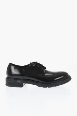 Scarpe Derby in Pelle Spazzolata a Tinta Unita></noscript>Corneliani Clearance