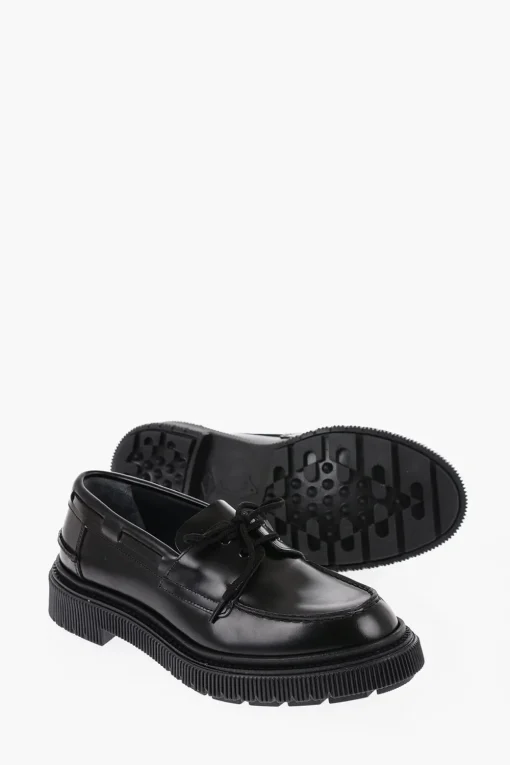 Scarpe Derby TYPE 174 In Pelle con Suola Pieghettata>Adieu Clearance