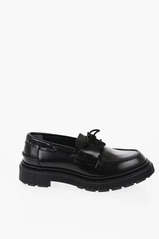 Scarpe Derby TYPE 174 In Pelle con Suola Pieghettata>Adieu Clearance