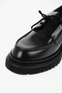 Scarpe Derby TYPE 174 In Pelle con Suola Pieghettata></noscript>Adieu Clearance