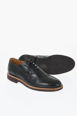 Scarpe Oxford Full Brogues in Pelle>Corneliani New