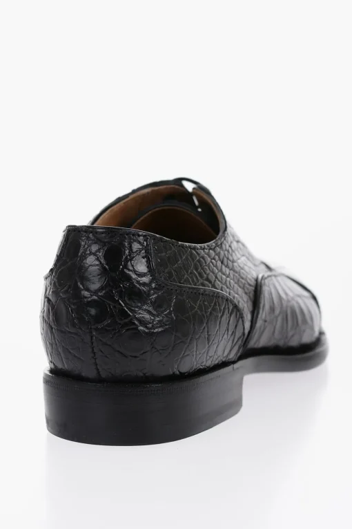 Scarpe Oxford in Pelle di Cocodrillo>Corneliani Online