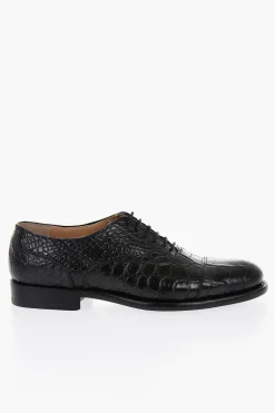 Scarpe Oxford in Pelle di Cocodrillo></noscript>Corneliani Online