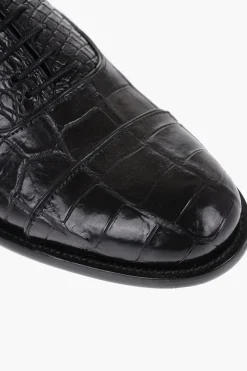 Scarpe Oxford in Pelle di Cocodrillo></noscript>Corneliani Online
