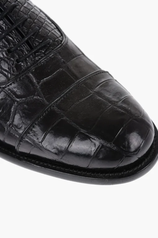Scarpe Oxford in Pelle di Cocodrillo>Corneliani Online