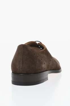 Scarpe Oxford Quarter Brogues in Camoscio>Corneliani Hot