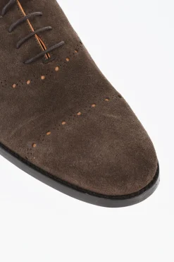 Scarpe Oxford Quarter Brogues in Camoscio></noscript>Corneliani Hot
