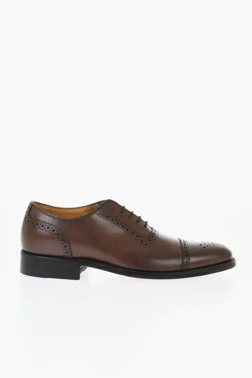 Scarpe Oxford Semi Brogues in Pelle>George Webb Clearance