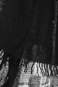 New Sciarpa FELIPE In Misto Cashmere Ricamata Donna Sciarpe E Foulard
