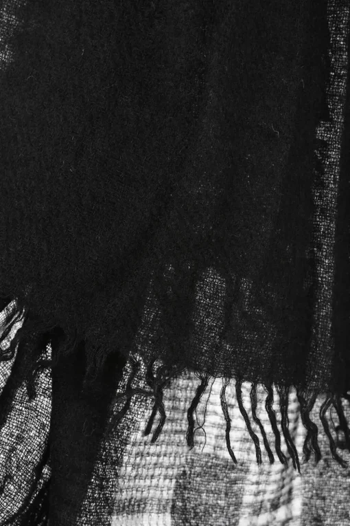 New Sciarpa FELIPE In Misto Cashmere Ricamata Donna Sciarpe E Foulard
