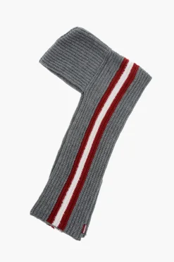 Sciarpa in Misto Alpaca con Banda a Contrasto e Cappuccio>Dsquared2 Sale
