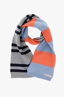 Discount Sciarpa in Misto Lana a Righe Bambino Accessori|Accessori