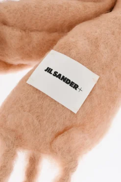 Sciarpa in Misto Mohair con Fondo Frangiato>Jil Sander Online