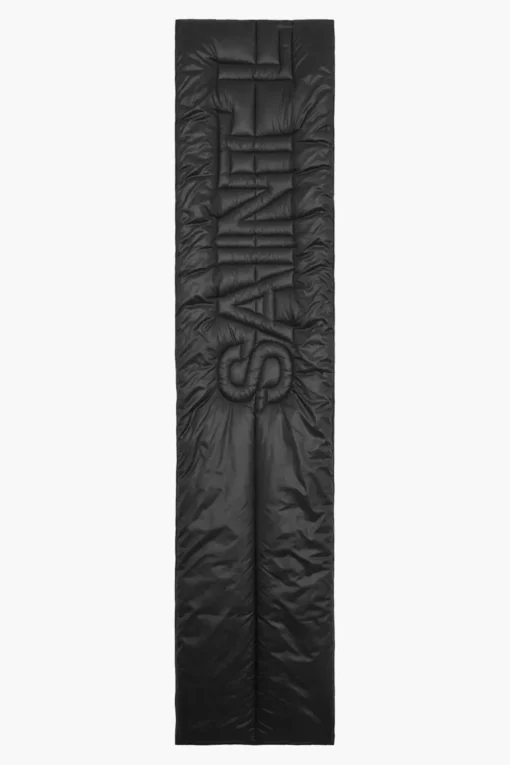 Discount Sciarpa in Nylon a Tinta Unita Imbottita Donna Sciarpe E Foulard