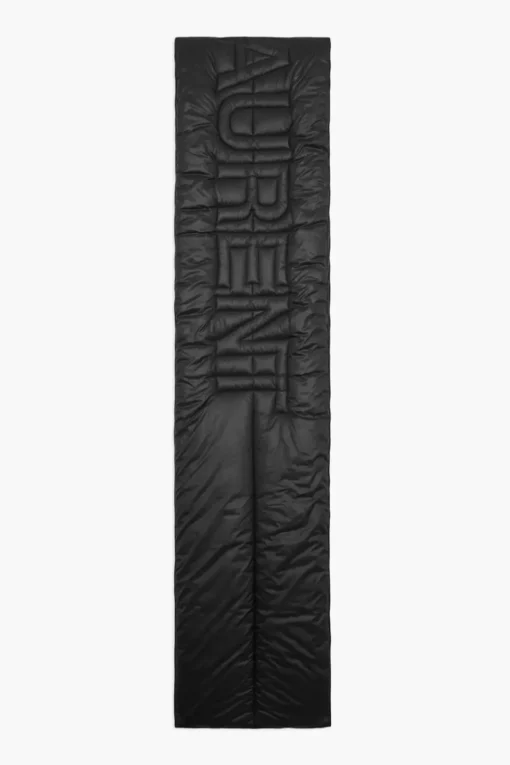 Discount Sciarpa in Nylon a Tinta Unita Imbottita Donna Sciarpe E Foulard