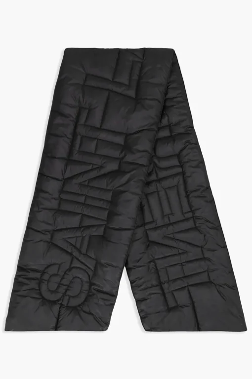 Discount Sciarpa in Nylon a Tinta Unita Imbottita Donna Sciarpe E Foulard