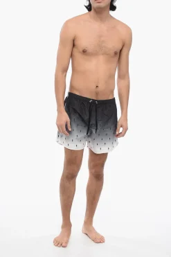 Discount SCREEN PRINT ALL-OVER BOLT SWIM SHORTS Uomo Costumi Da Bagno