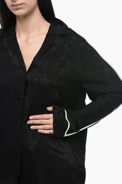 SEASONAL Camicia in Broccato con Bordino a Contrasto></noscript>Off-White Hot