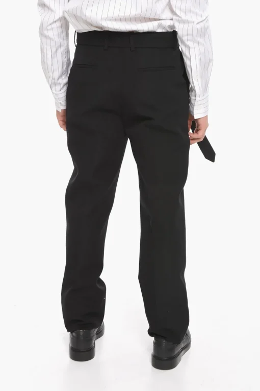 SEASONAL Pantaloni in Lana BUCKLE DRY con Cintura>Off-White Hot