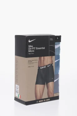 Set 3 Boxer Dri-Fit con Banda Elastica Logata>Nike Clearance