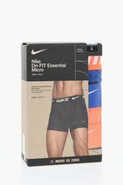 Outlet Set 3 Boxer Dri-Fit con Banda Elastica Logata Uomo Intimo