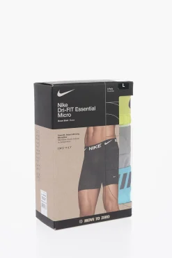 Set 3 Boxer Dri-Fit con Banda Elastica Logata>Nike Fashion