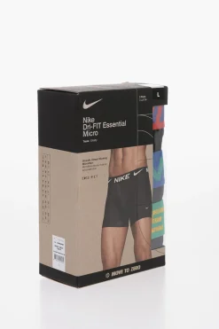Online Set 3 Boxer Dri-Fit con Banda Elastica Logata Uomo Intimo