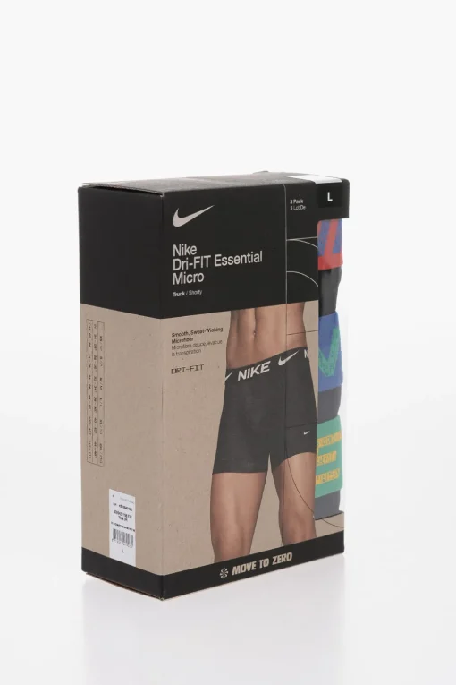 Online Set 3 Boxer Dri-Fit con Banda Elastica Logata Uomo Intimo