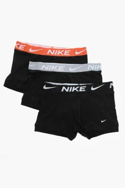 Discount Set 3 Boxer Dri-Fit con Banda Elastica Logata Uomo Intimo