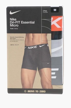 Discount Set 3 Boxer Dri-Fit con Banda Elastica Logata Uomo Intimo