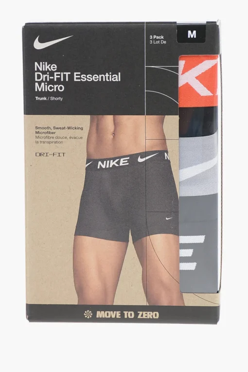 Discount Set 3 Boxer Dri-Fit con Banda Elastica Logata Uomo Intimo