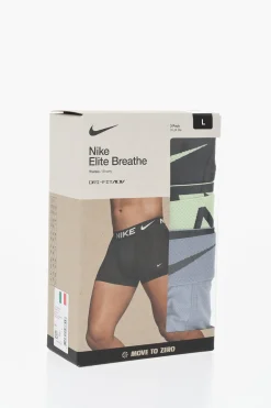 Outlet Set 3 Boxer ELITE BREATHE Dri-Fit con Banda Elastica Logata Uomo Intimo