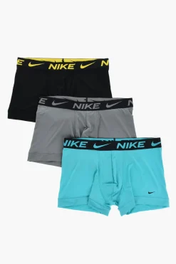 Best Set 3 Boxer ESSENSIAL MICRO Dri-Fit con Banda Elastica Logata Uomo Intimo