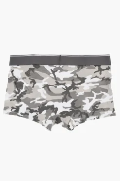 Discount Set 2 Boxer in Cotone Stretch Motivo Camouflage Uomo Intimo