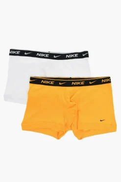 Outlet Set 2 Boxer in Cotone Stretch con Banda Elastica Logata Uomo Intimo